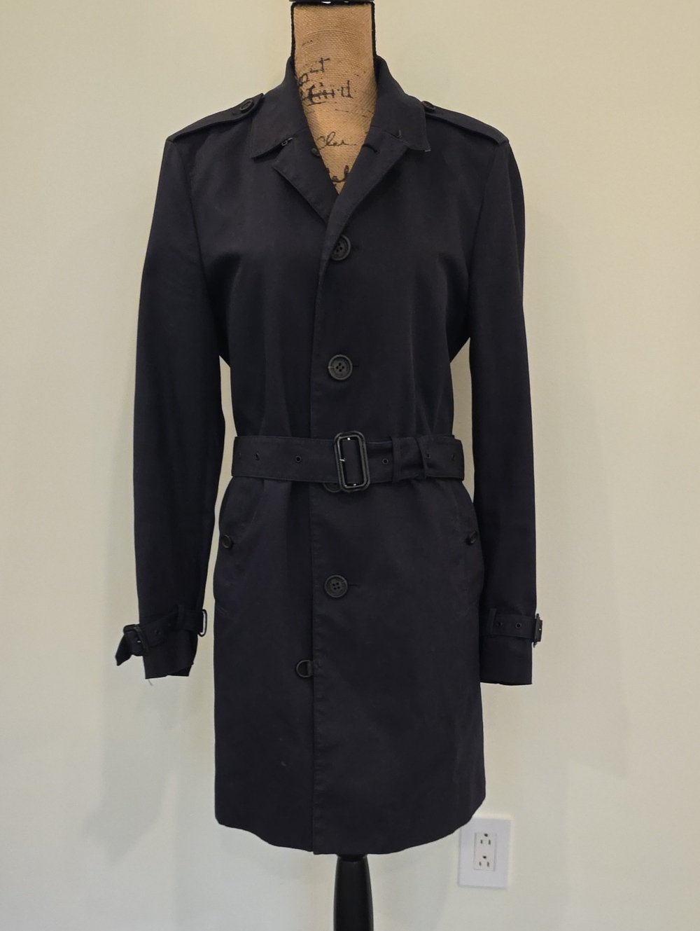 Burberry Black Women's Belted Trench Coat